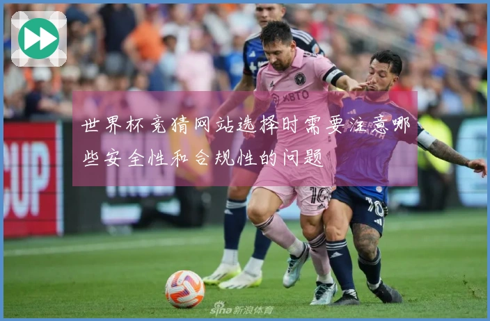 世界杯竞猜网站选择时需要注意哪些安全性和合规性的问题